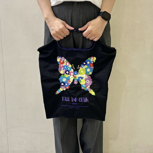 Ball&Chain 系列包款｜HT-113 黑色蝴蝶花 中號