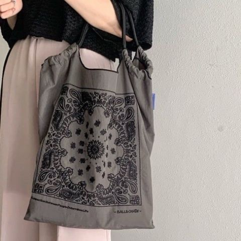 Ball&Chain 系列包款｜HT-113 灰色腰果花 中號