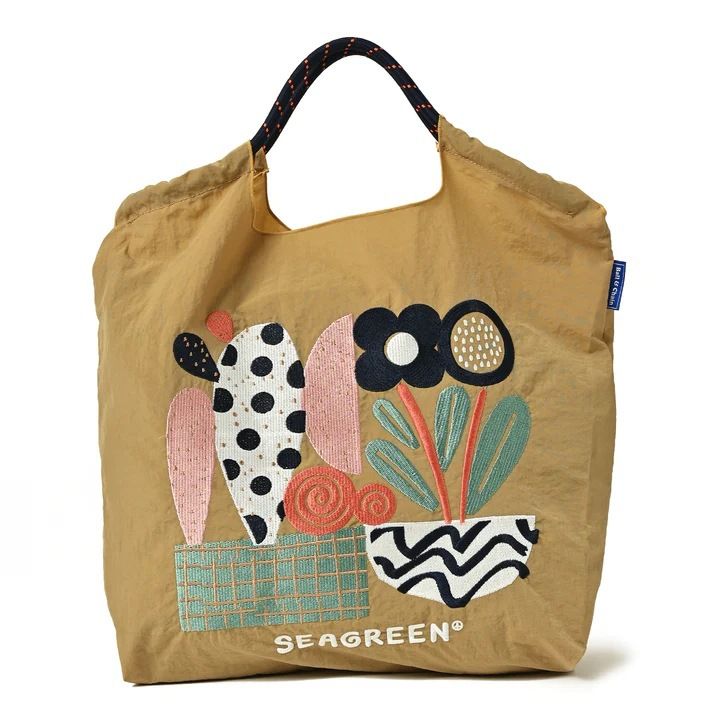 Ball&Chain 系列包款｜HT-113 卡其色花草 中號