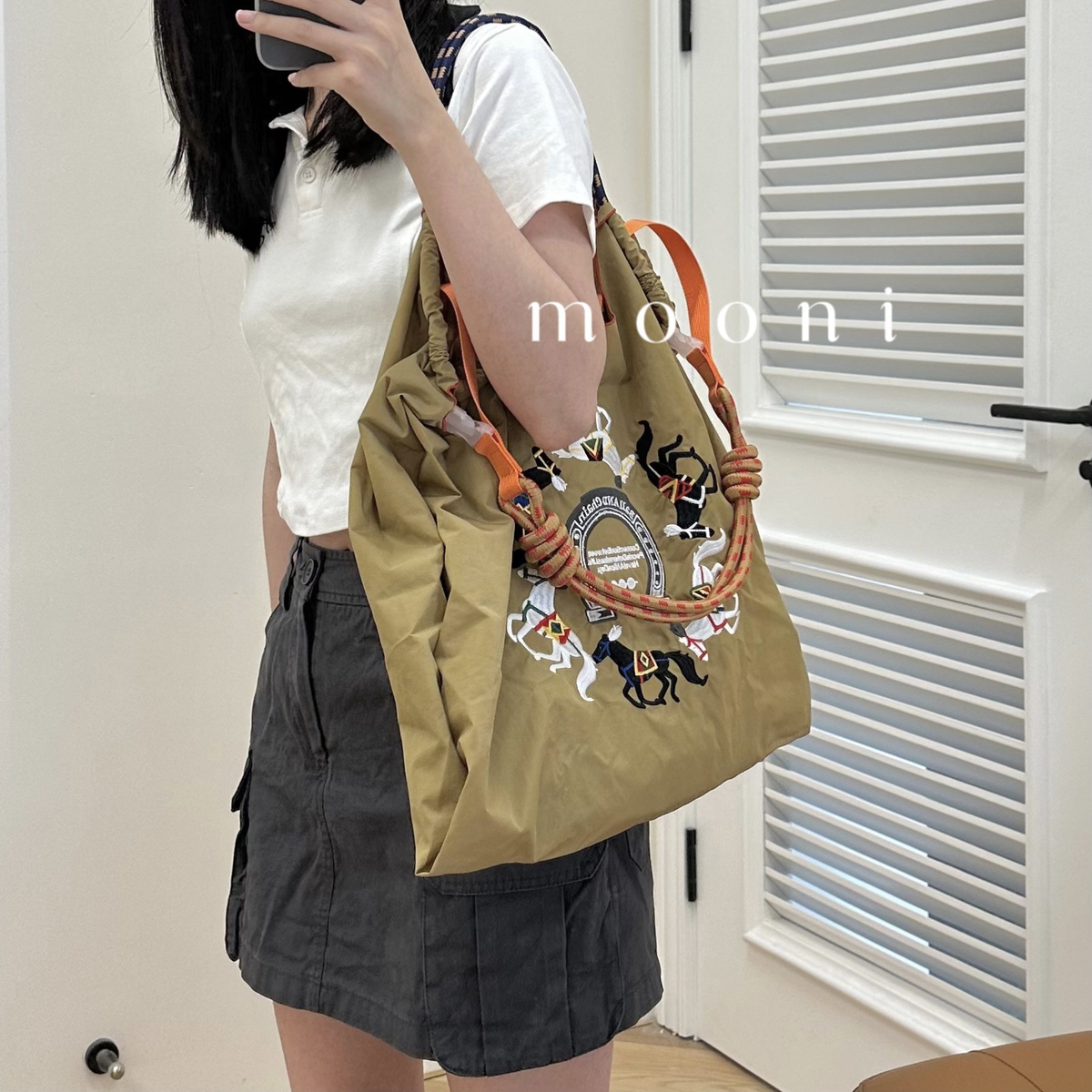 Ball&Chain 系列包款｜HT-113 卡其萬里馬 中號