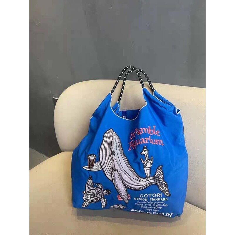 Ball&Chain 系列包款｜HT-113 藍色鯨魚 中號