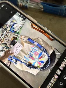 Ball&Chain 系列包款｜HT-321 HT-321淺灰色彩花雛菊 中號