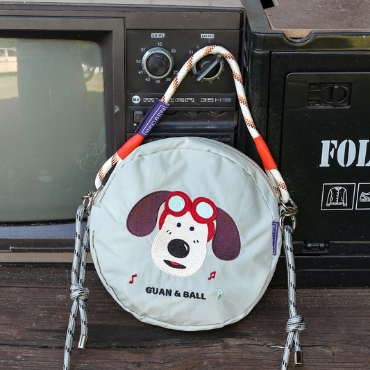 HT-303淺灰色眼鏡狗