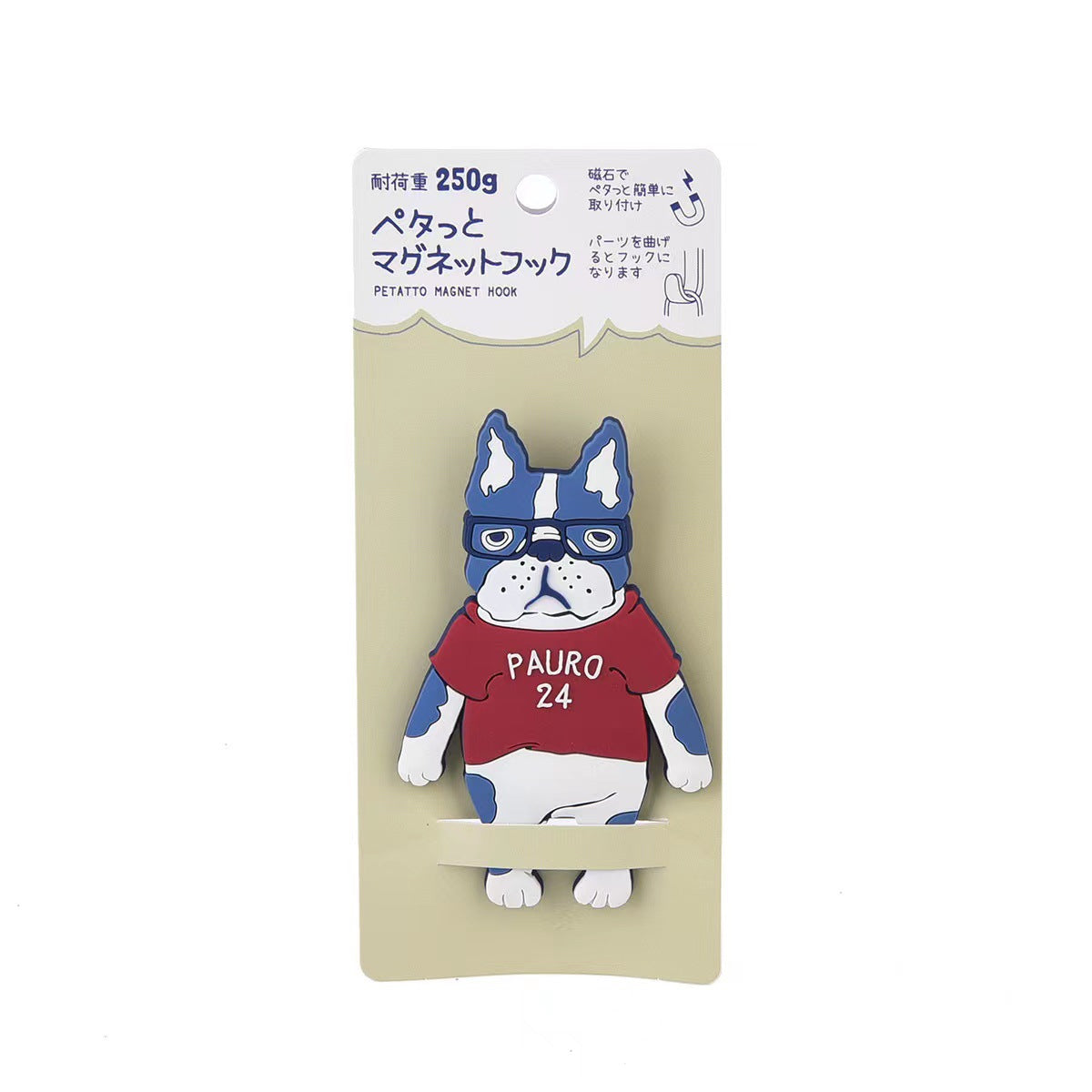 日本kusuguru貓咪造型冰箱貼PVC鐵板磁鐵貼卡通動物磁吸掛勾942｜法鬥保羅6304-1